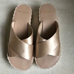 Tory Burch Gold Platform Sandal